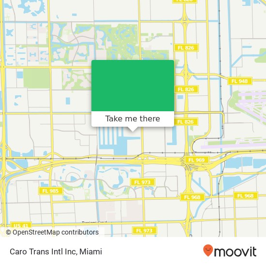 Caro Trans Intl Inc map