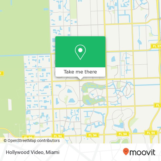 Mapa de Hollywood Video