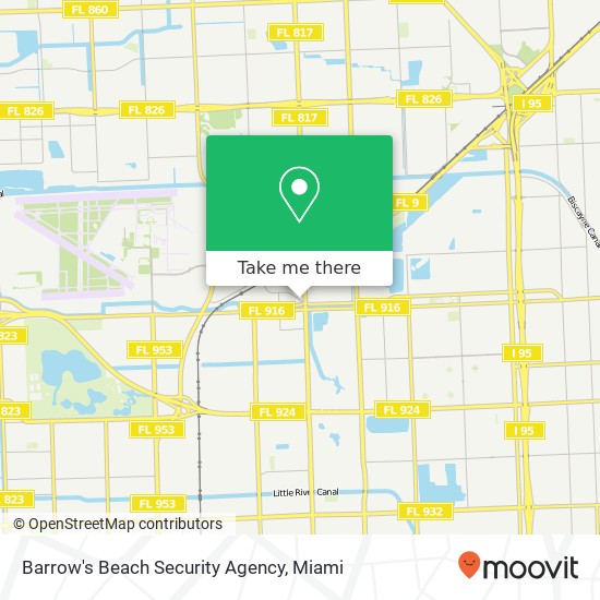 Barrow's Beach Security Agency map