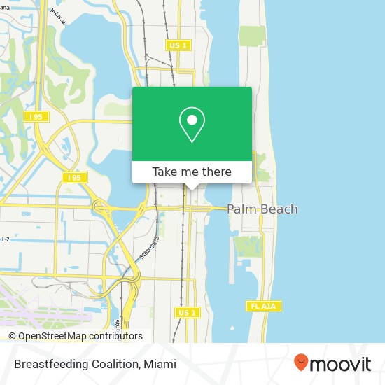 Breastfeeding Coalition map
