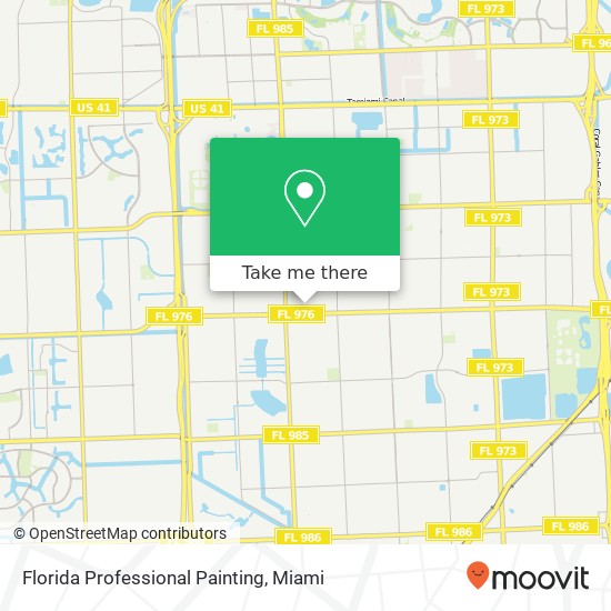 Florida Professional Painting map