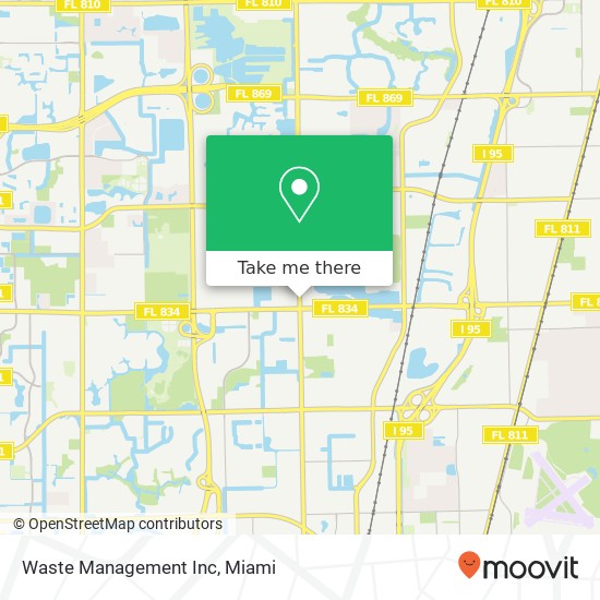 Waste Management Inc map