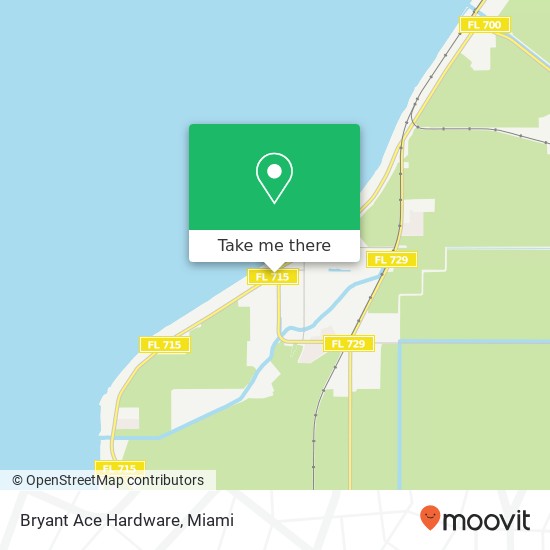 Bryant Ace Hardware map