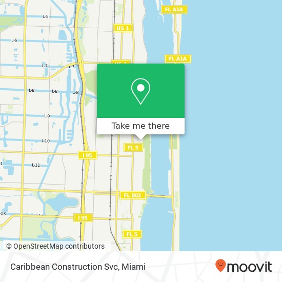 Caribbean Construction Svc map