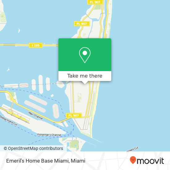Mapa de Emeril's Home Base Miami