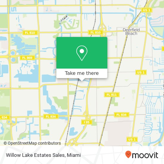 Willow Lake Estates Sales map