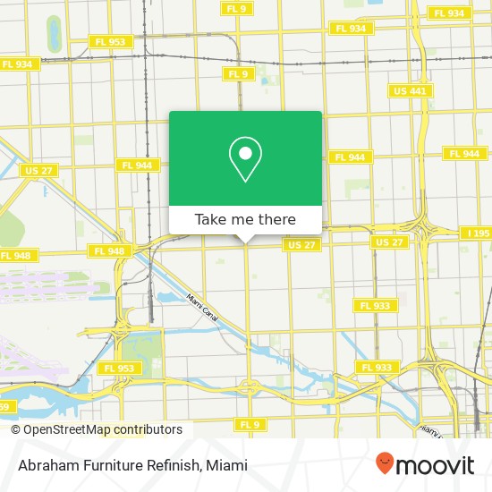 Abraham Furniture Refinish map