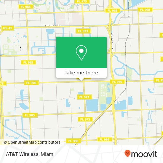 Mapa de AT&T Wireless