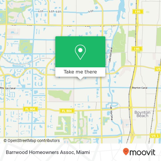 Mapa de Barrwood Homeowners Assoc
