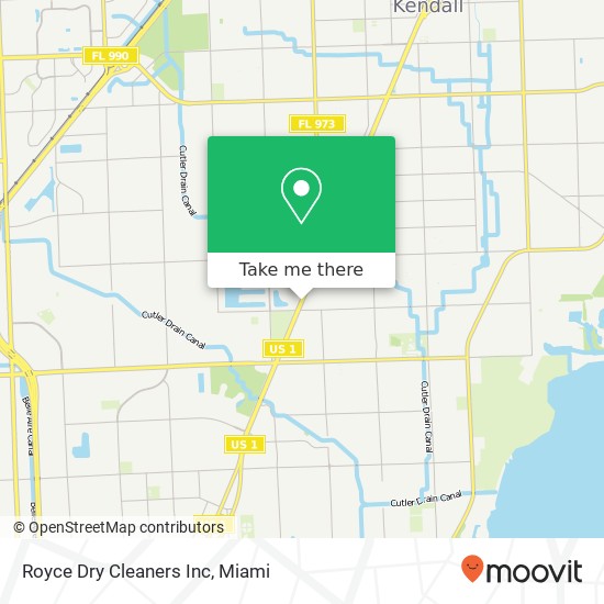 Mapa de Royce Dry Cleaners Inc