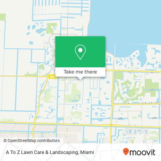 A To Z Lawn Care & Landscaping map