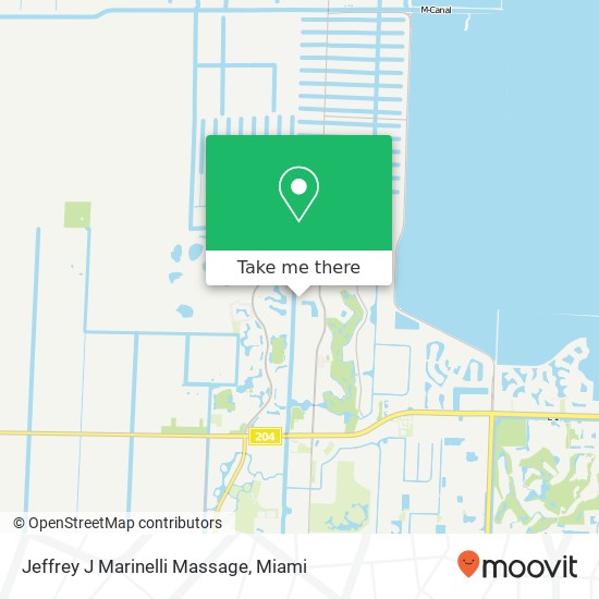 Mapa de Jeffrey J Marinelli Massage