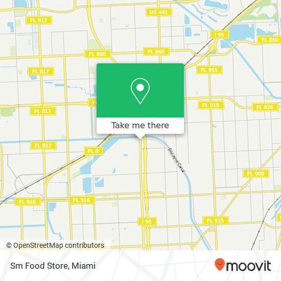 Mapa de Sm Food Store