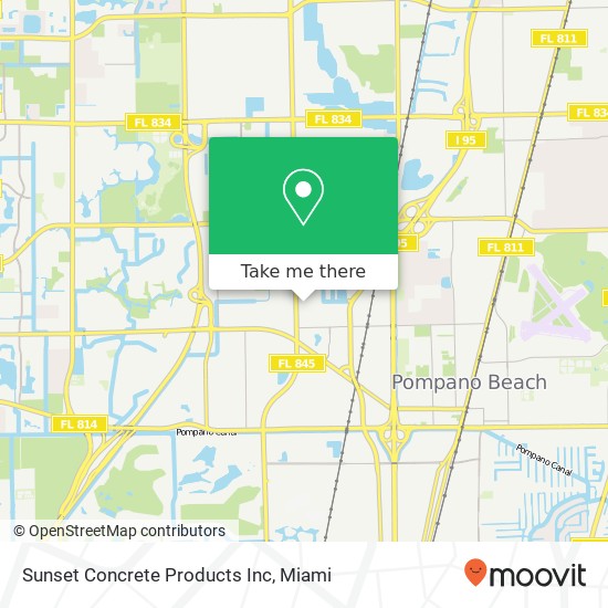 Sunset Concrete Products Inc map