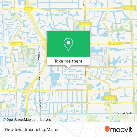 Omv Investments Inc map