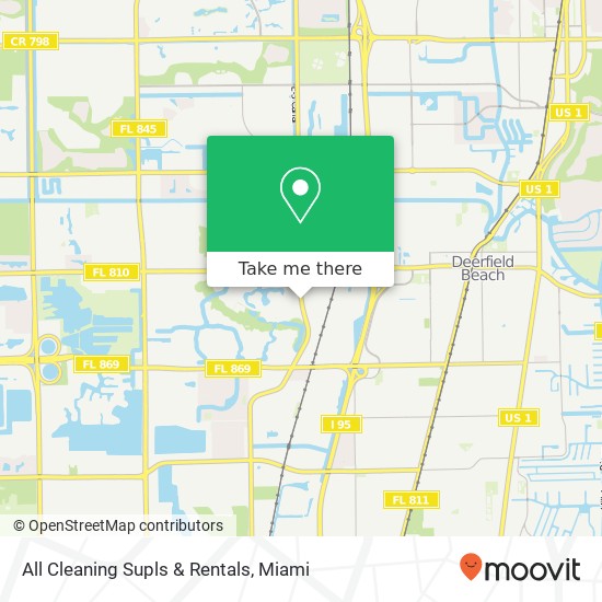 Mapa de All Cleaning Supls & Rentals