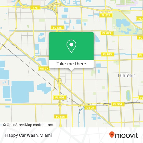 Mapa de Happy Car Wash