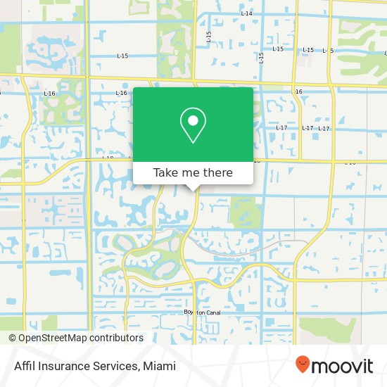 Mapa de Affil Insurance Services