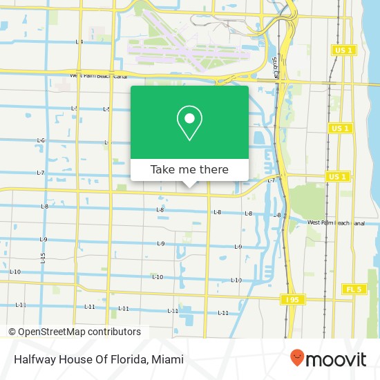 Halfway House Of Florida map