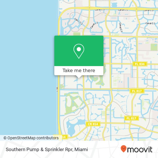 Southern Pump & Sprinkler Rpr map