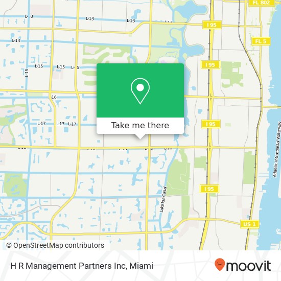Mapa de H R Management Partners Inc