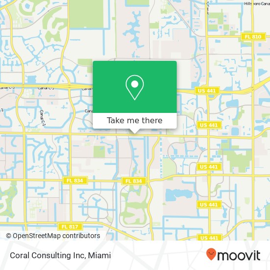 Coral Consulting Inc map