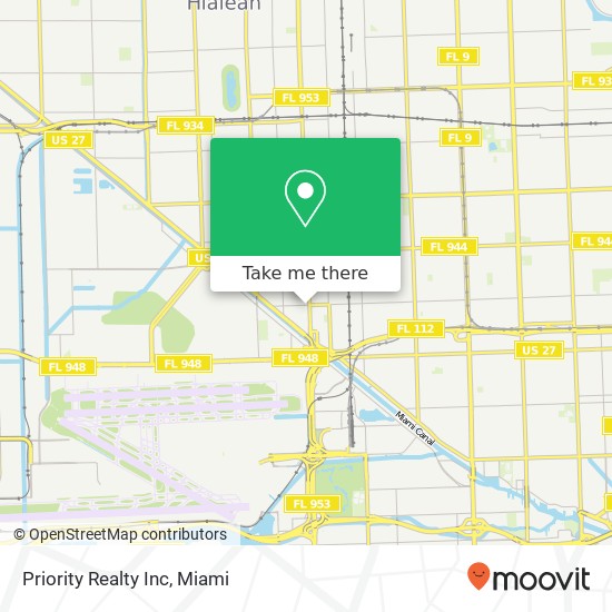Priority Realty Inc map