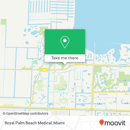 Royal Palm Beach Medical map