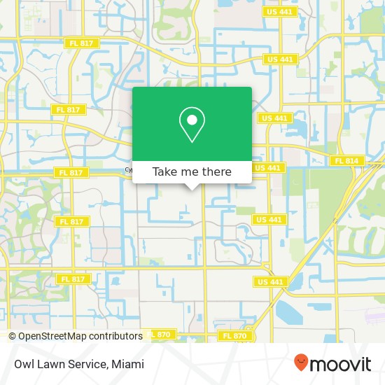 Owl Lawn Service map