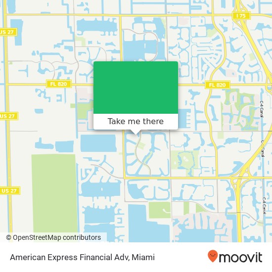 Mapa de American Express Financial Adv