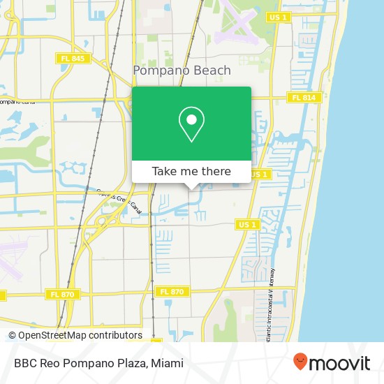 BBC Reo Pompano Plaza map