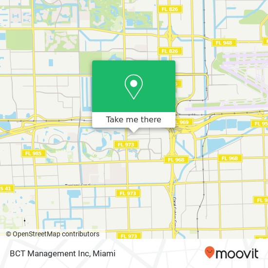 Mapa de BCT Management Inc