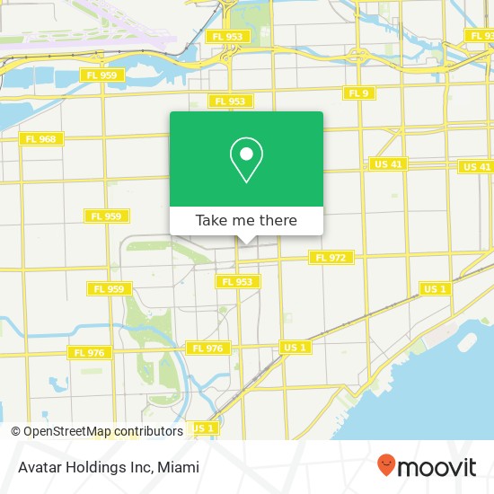 Mapa de Avatar Holdings Inc