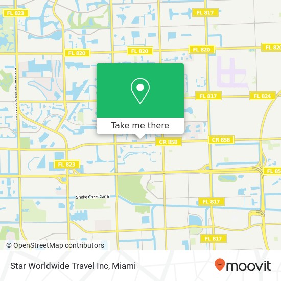 Star Worldwide Travel Inc map