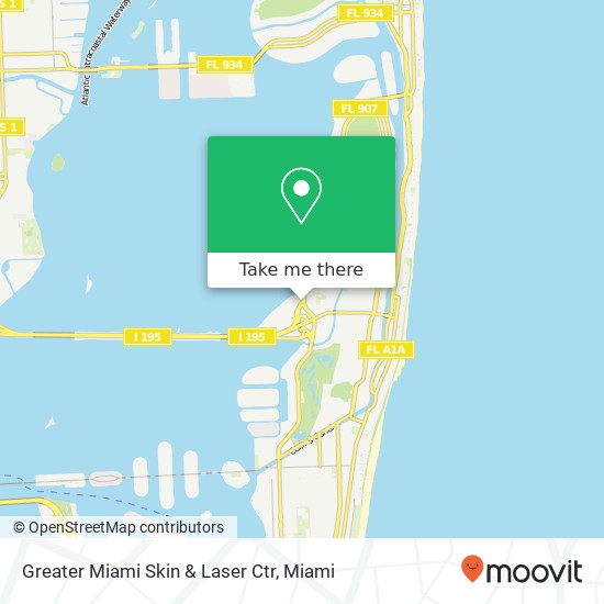 Greater Miami Skin & Laser Ctr map