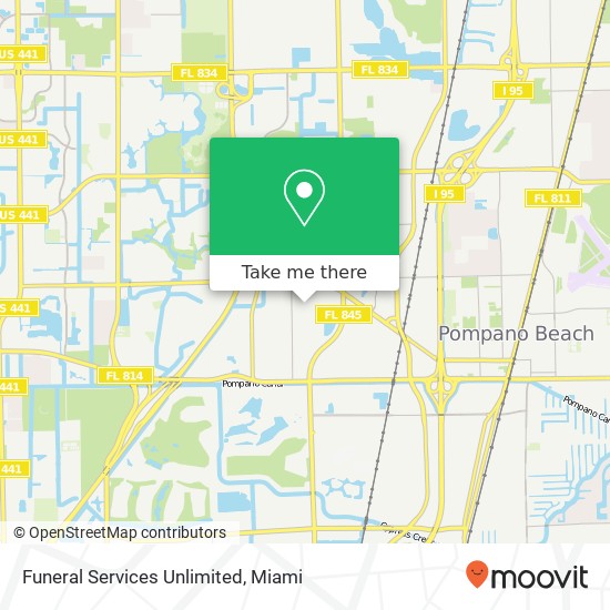 Funeral Services Unlimited map