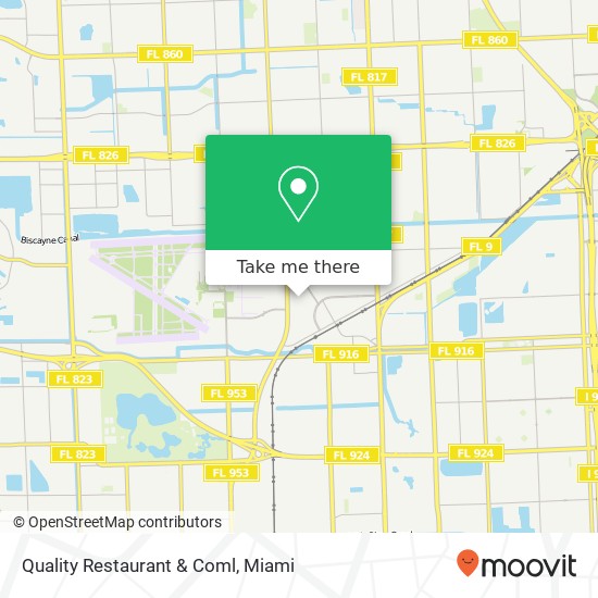 Quality Restaurant & Coml map