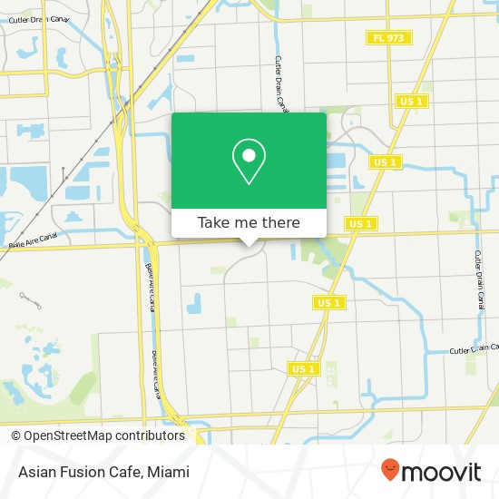 Asian Fusion Cafe map