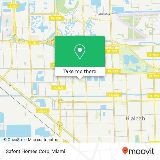 Safont Homes Corp map