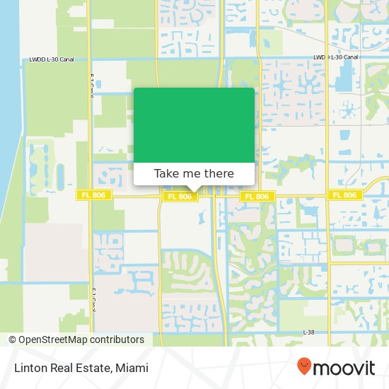 Linton Real Estate map