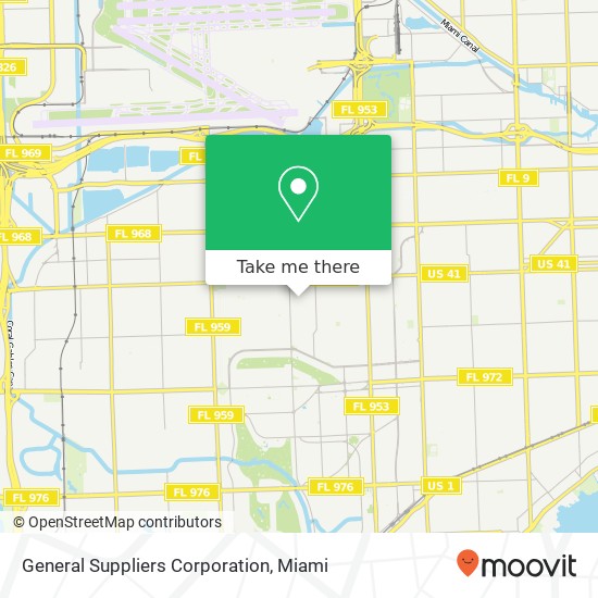 General Suppliers Corporation map