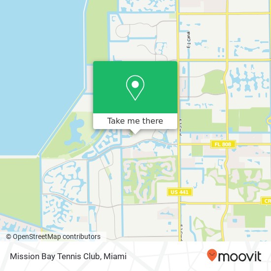 Mission Bay Tennis Club map