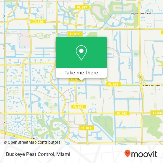 Buckeye Pest Control map