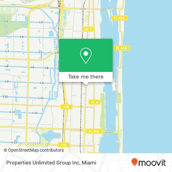 Mapa de Properties Unlimited Group Inc