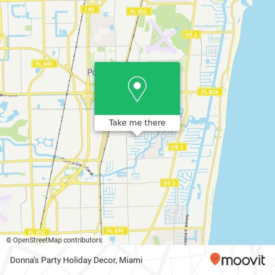 Donna's Party Holiday Decor map
