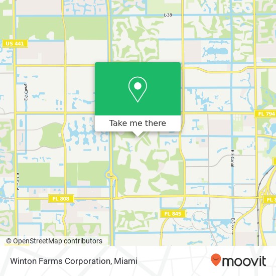 Mapa de Winton Farms Corporation