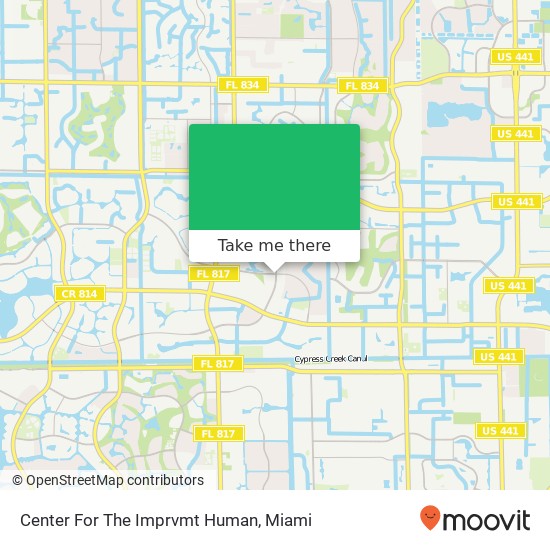 Mapa de Center For The Imprvmt Human