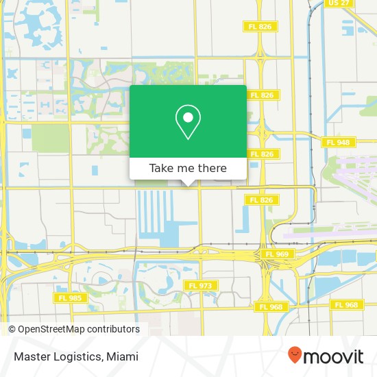 Mapa de Master Logistics