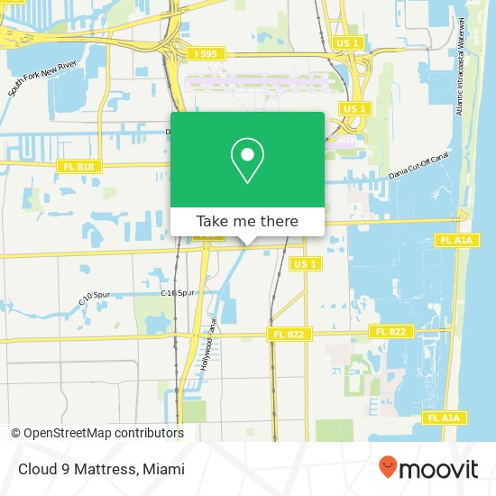 Cloud 9 Mattress map