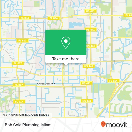 Mapa de Bob Cole Plumbing